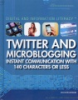 Book cover for "Twitter and microblogging".