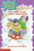 Book cover for "The case of the great sled race".